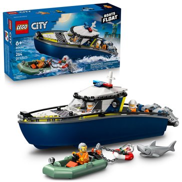 LEGO City Police Boat Chase Building Set (60456)