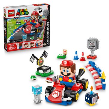 LEGO Super Mario Mario Kart - Interactive LEGO Mario & Standard Kart Building Set 72043