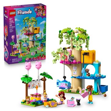 LEGO Friends Cat Birthday Party & Tree House Building Set (42666)
