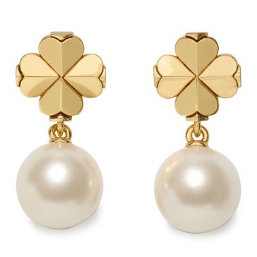 Kate Spade New York Spade New York Flower Pearl Drop Earrings