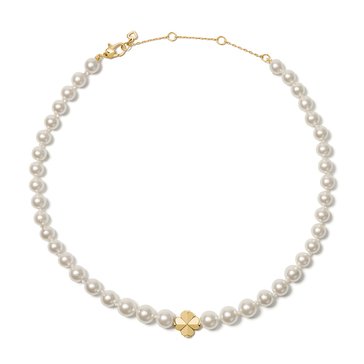 Kate Spade New York Spade New York Flower Pearl Short Necklace
