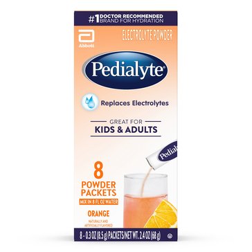 Pedialyte Orange Powder Packs