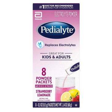 Pedialyte Strawberry Lemonade Powder Hydration Packs