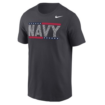 Nike Men's Navy Stars and Bars Core Cotton Tee