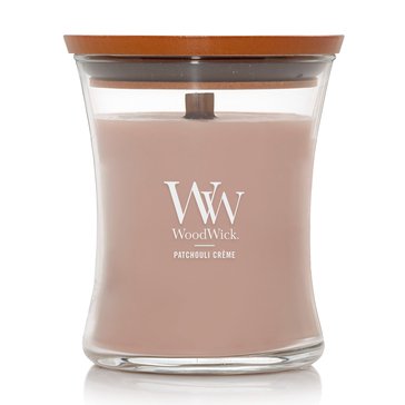 Woodwick Patchouli Creme Medium Jar