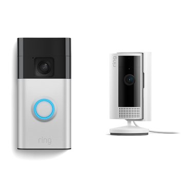 Ring Starter Set with Battery Camera and Indoor Camera