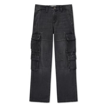 Abercrombie & Fitch Big Boys' Baggy Denim Cargo Pants