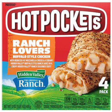 Hot Pockets Buffalo Chicken Ranch Sandwich 
