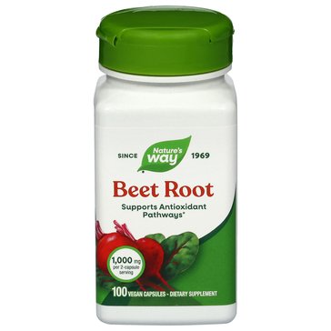 Nature's Way Beet Root Capsules, 100 Count
