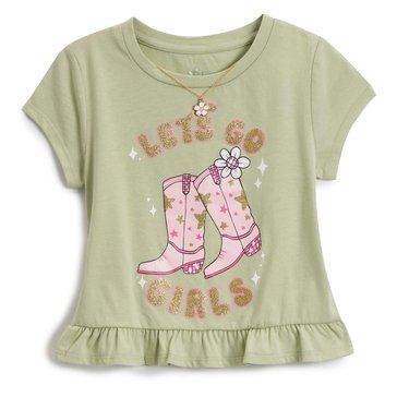 Star Ride Kids Little Girls' Necklace Tee