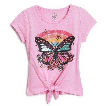 Star Ride Kids Big Girls' Flip Sequins Graphic Tees