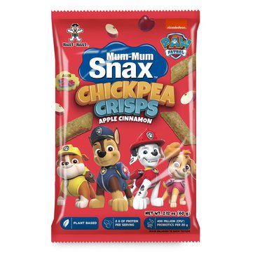 Mum-Mum Toddler Paw Patrol Snax Apple Cinnamon Chickpea Crisps