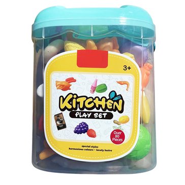 HKS Global Resources 85-Piece Food Playset