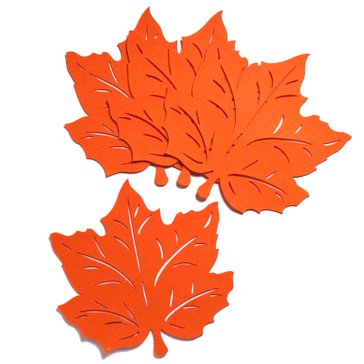 Homewear Linens Maple Leaf Felt Placemat, 4-Pack