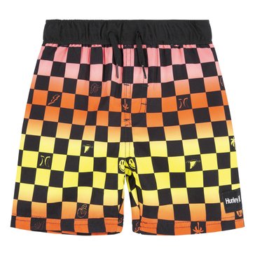 Hurley Toddler Boys' Character Check Pull On Boardshorts
