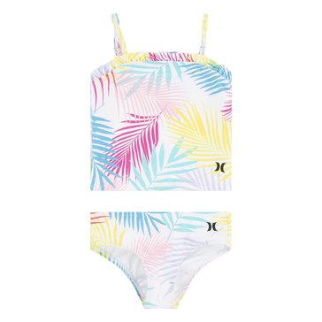Hurley Toddler Girls' Palm Leaf Tankini Set