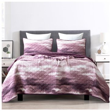 Esca Watercolor Scallops 3-Piece Bedspread Set