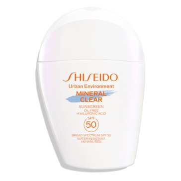Shiseido Urban Environment Mineral Clear SPF 50 Sunscreen