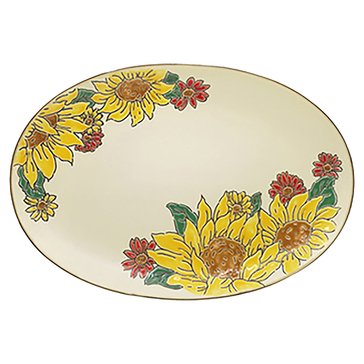 Blue Sky Brandywine Sunflower 12-Inch Platter