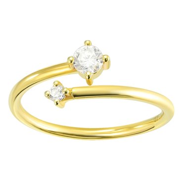 Minimalist 1/5 cttw Lab Grown Diamond Wrap Ring