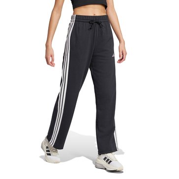 Adidas Women's Essential 3S French Terry Open Hem Pants