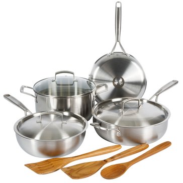 Babish 10-Piece Stainless Steel Cookware Set