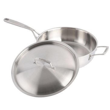 Babish Stainless Steel Covered Saute Pan