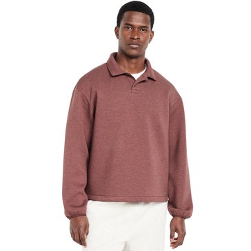 Old Navy Men's Long Sleeve Bounce Fleece Polo 