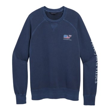 Vineyard Vines Women's Vintage Terry Whale Crew Sweatshirt