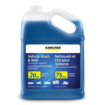 Karcher Vehicle Wash and Wax Detergent, 1-Gallon