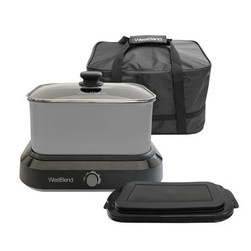 West Bend 6-Quart Versatility Cooker with Tote