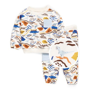 Old Navy Baby Boys' Long Sleeve Washed Fleece Set