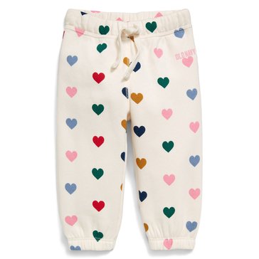 Old Navy Baby Girls' Heart Print All Over Joggers