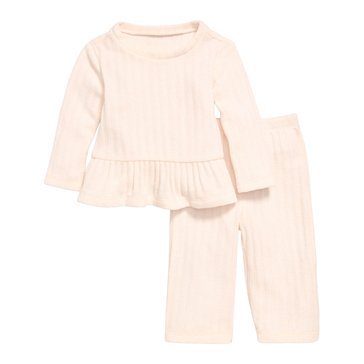 Old Navy Baby Girls' Long Sleeve Chenille Cozy Set