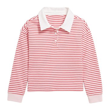 Old Navy Toddler Girls' Long Sleeve Cropped Polo Tee