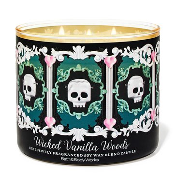 Bath & Body Works Wicked Vanilla Woods 3-Wick Candle