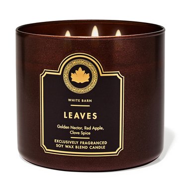 Bath & Body Works Leaves 3-Wick Candle