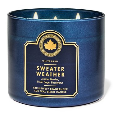 Bath & Body Works Sweater Weather 3-Wick Candle