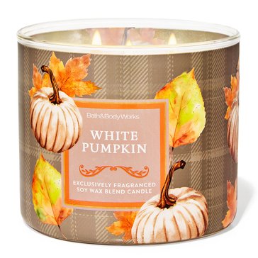 Bath & Body Works White Pumpkin 3-Wick Candle