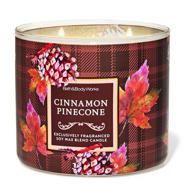Bath & Body Works Cinnamon Pine Cones 3-Wick Candle