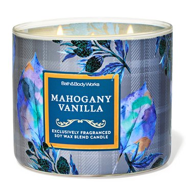 Bath & Body Works Mahogany Vanilla 3-Wick Candle