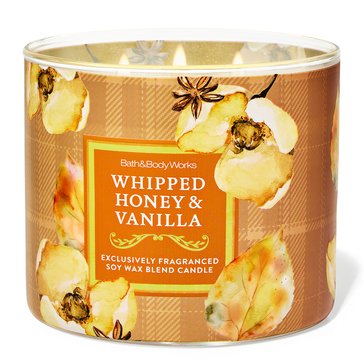 Bath & Body Works Whipped Honey /Vanilla 3-Wick Candle