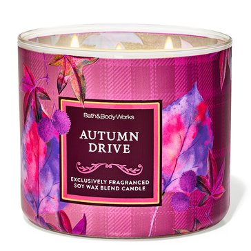 Bath & Body Works Autumn Drive 3-Wick Candle