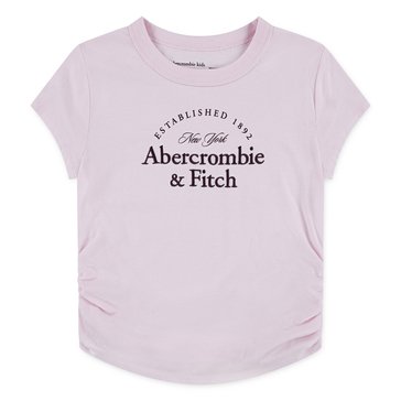 Abercrombie & Fitch Big Girls' Heritage Ruched Tee