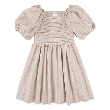 Abercrombie & Fitch Big Girls' Emerson Puff Sleeve Mini Dress