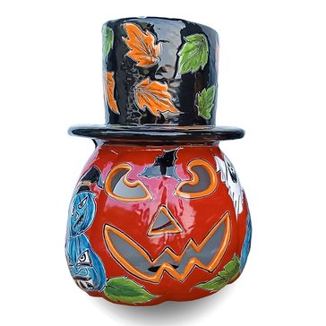 Talavera Colors 15-inch Pumpkin with Hat