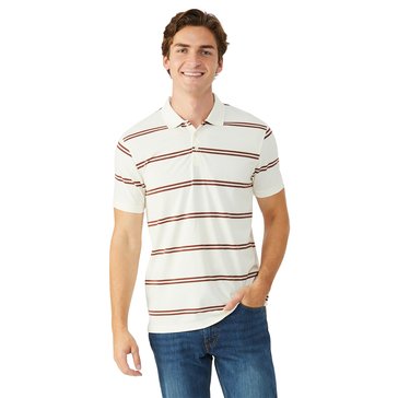 Eight Bells Men's Short Sleeve Stripe Polo