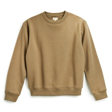 Eight Bells Men's Long Sleeve Sueded Crew Fleece