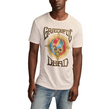 Lucky Brand Men's Grateful Dead Real Skull Graphic Tee
