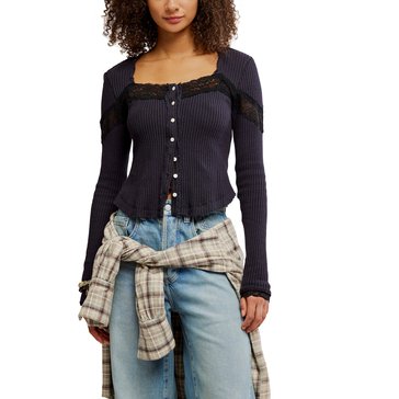 Free People Women's Lets Party Cardi Knit Top